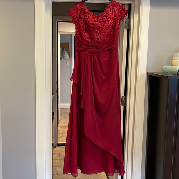 JJs House Dresses Cranberry Red Evening Dress By Jjs House Poshmark